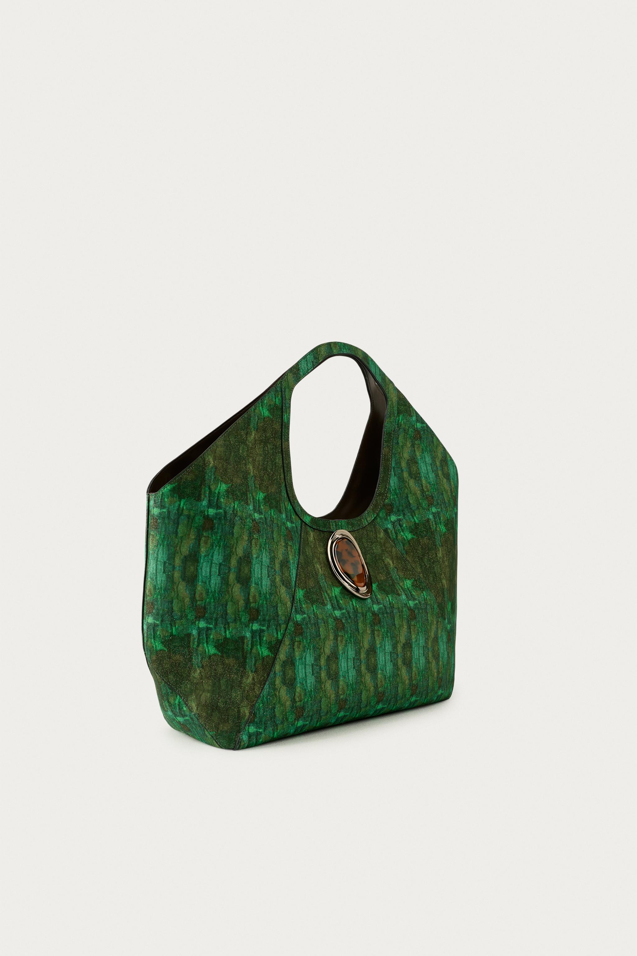 MARISA BERENSON X ZARA PRINTED MAXI SHOPPER